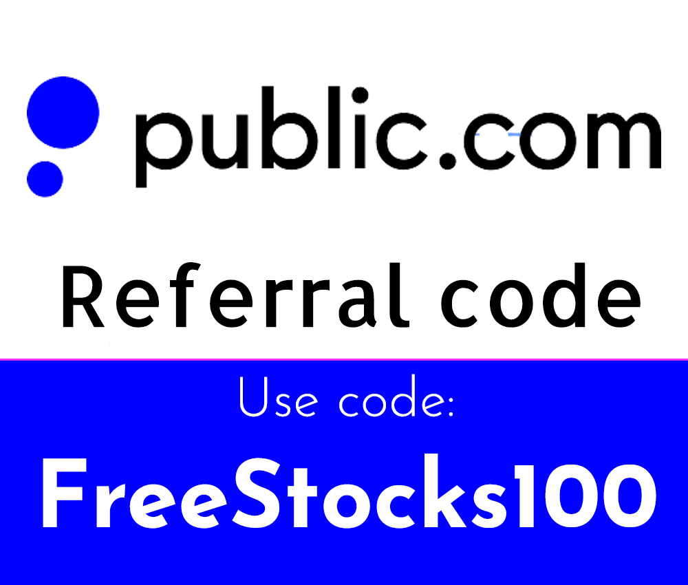 Public Referral Code | Use promo code: FreeStocks100