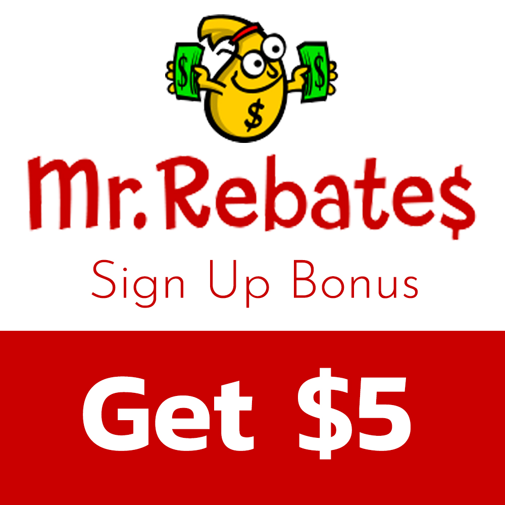 Mr. Rebates Sign Up Bonus | $5 with referral code link!