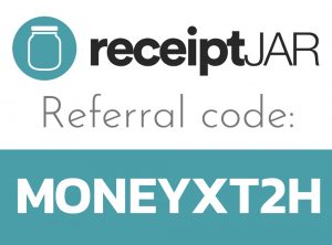 ReceiptJar Referral Code | $1 free code: MONEYXT2H